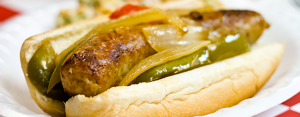 Cooked Italian Sausage – Hot off the grill and bursting with flavor.